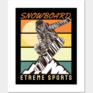 Snowboard - Extreme sports Posters and Art